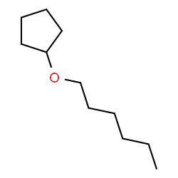 Cyclopentane, (hexyloxy)- (9CI) structure