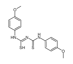 1-(4-methoxyphenyl)-3-[(4-methoxyphenyl)carbamothioyl]thiourea结构式