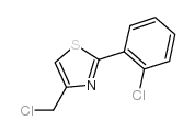 4-(chloromethyl)-2-(2-chlorophenyl)-1,3-thiazole structure