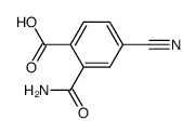 2-carbamoyl-4-cyanobenzoic acid Structure