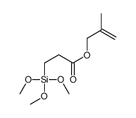 2-methylprop-2-enyl 3-trimethoxysilylpropanoate Structure