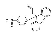 2-[9-(4-methylsulfonylphenyl)fluoren-9-yl]acetaldehyde结构式