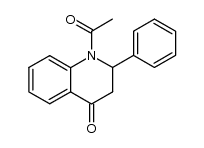 1-N-acetyl-4-keto-2-phenyl-1,2,3,4-tetrahydroquinoline结构式