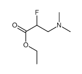 ethyl 3-(dimethylamino)-2-fluoropropanoate结构式