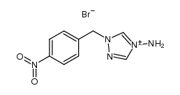 4-amino-1-(4-nitrobenzyl)-1,2,4-triazolium bromide Structure