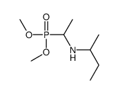 N-(1-dimethoxyphosphorylethyl)butan-2-amine Structure