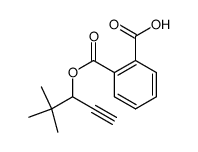 phthalic acid mono-(1-tert-butyl-prop-2-ynyl) ester结构式