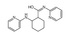 N-pyridin-2-yl-2-(pyridin-2-ylamino)cyclohexane-1-carboxamide Structure