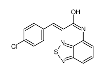 (E)-N-(2,1,3-benzothiadiazol-4-yl)-3-(4-chlorophenyl)prop-2-enamide Structure