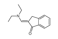 2-(diethylaminomethylidene)-3H-inden-1-one结构式