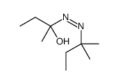 2-(2-methylbutan-2-yldiazenyl)butan-2-ol结构式