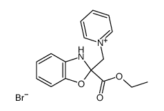 1-(2-ethoxycarbonyl-2,3-dihydro-benzooxazol-2-ylmethyl)-pyridinium, bromide结构式