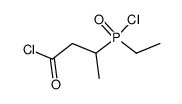 3-(Ethyl-chlor-phosphoryl)-buttersaeure-chlorid结构式