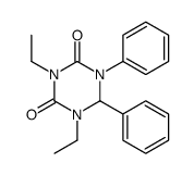 1,3-diethyl-5,6-diphenyl-1,3,5-triazinane-2,4-dione结构式