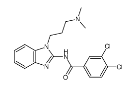 3,4-dichloro-N-[1-(3-dimethylamino-propyl)-1H-benzoimidazol-2-yl]-benzamide Structure