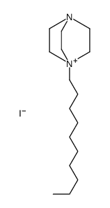 4-decyl-1-aza-4-azoniabicyclo[2.2.2]octane,iodide Structure