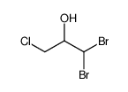 1,1-dibromo-3-chloropropan-2-ol Structure