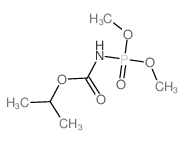 Carbamic acid,N-(dimethoxyphosphinyl)-, 1-methylethyl ester Structure