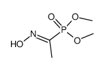 dimethyl [1-(hydroxyimino)ethyl]phosphonate结构式