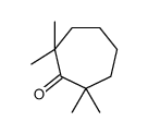 2,2,7,7-Tetramethylcycloheptanone结构式