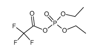 O,O-Diethyl O-Trifluoroacetyl Phosphate Structure