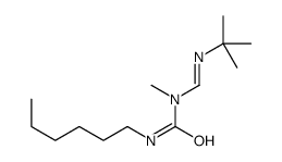 1-(tert-butyliminomethyl)-3-hexyl-1-methylurea Structure