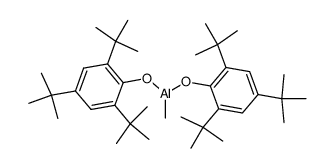 methylaluminum bis(2,4,6-tri-tert-butylphenoxide)结构式