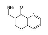 8(5H)-Quinolinone,7-(aminomethyl)-6,7-dihydro-(9CI)结构式