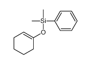 cyclohexen-1-yloxy-dimethyl-phenylsilane结构式