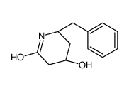 (4R,6S)-6-benzyl-4-hydroxypiperidin-2-one结构式