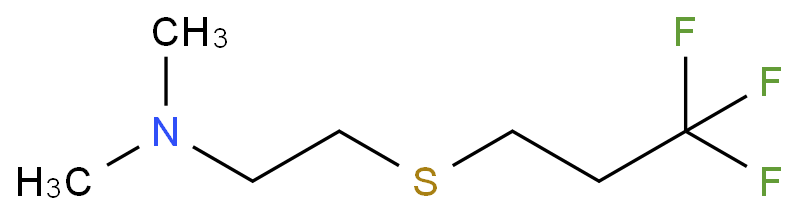 Poly(difluoromethylene),.alpha.-[2-[[2-(dimethylamino)ethyl]thio]ethyl]-.omega.-fluoro-结构式