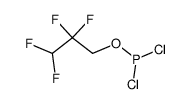 1,2,3-trihydrotetrafluoropropyl dichlorophosphite结构式