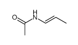 N-(prop-1-enyl)acetamide Structure