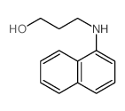 1-Propanol,3-(1-naphthalenylamino)- Structure