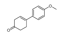 4-(p-methoxyphenyl)cyclohex-3-en-1-one Structure