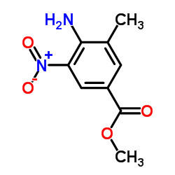Benzoicacid,4-amino-3-methyl-5-nitro-,methylester(9CI) picture