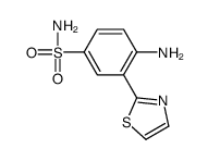 4-amino-3-(1,3-thiazol-2-yl)benzenesulfonamide Structure
