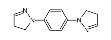 2-[4-(3,4-dihydropyrazol-2-yl)phenyl]-3,4-dihydropyrazole结构式