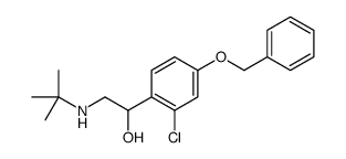 1-(4-(benzyloxy)-2-chlorophenyl)-2-(tert-butylamino)ethanol结构式