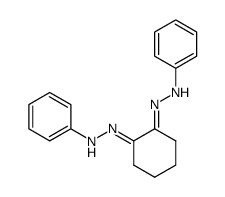 cyclohexane-1,2-dione bis(phenylhydrazone)结构式