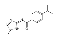 Benzamide, 4-(1-methylethyl)-N-(2-methyl-2H-tetrazol-5-yl)- (9CI)结构式
