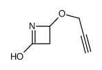4-prop-2-ynoxyazetidin-2-one Structure