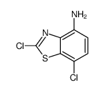 4-Benzothiazolamine,2,7-dichloro-(9CI)结构式