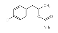 1-(4-chlorophenyl)propan-2-yl carbamate结构式