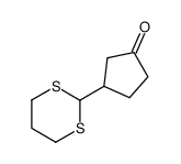 3-[1,3]dithian-2-yl-cyclopentanone结构式