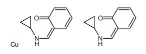 copper,6-[(cyclopropylamino)methylidene]cyclohexa-2,4-dien-1-one Structure