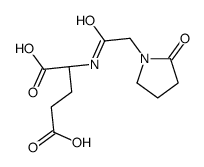 (2S)-2-[[2-(2-oxopyrrolidin-1-yl)acetyl]amino]pentanedioic acid Structure