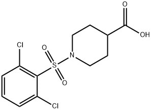 1-(2,6-dichlorobenzenesulfonyl)piperidine-4-carboxylic acid picture