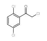 2-chloro-2-5-dichloroacetophenone Structure