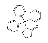 2-Triphenylmethylcyclopentanon结构式